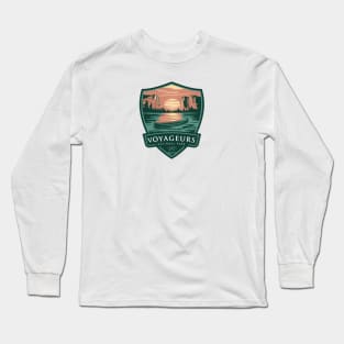 Voyageurs National Park Emblem Long Sleeve T-Shirt